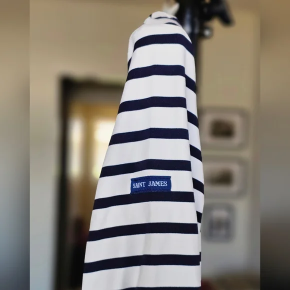 Saint James Garde-Cote III Anti-UV Nautical Striped Sport Top